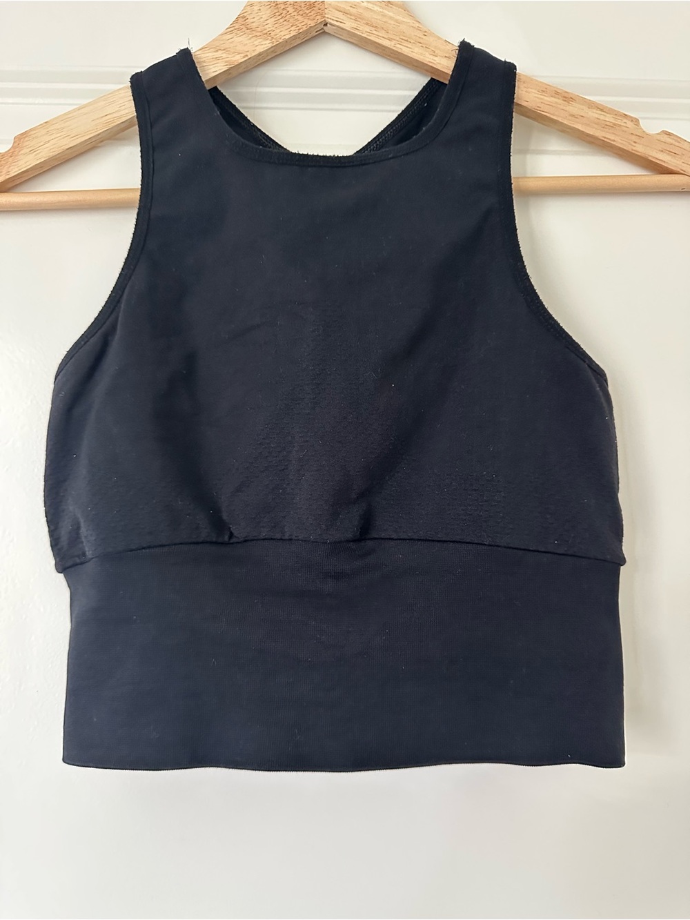 FP Movement by Free People Black Cropped Athletic Tanks Tback Sports Bra